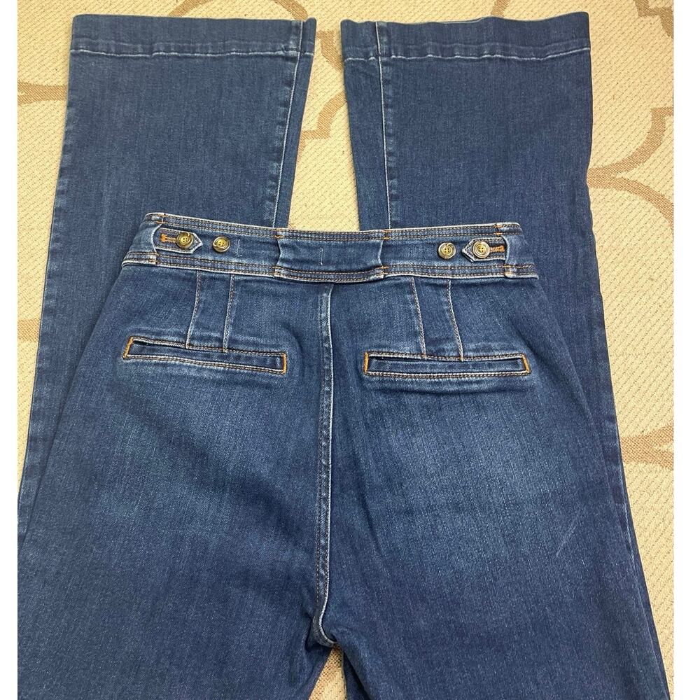 Anthropologie Pilcro and the Letterpress High Rise Trouser Bootcut jeans,size 28 - Picture 3 of 16